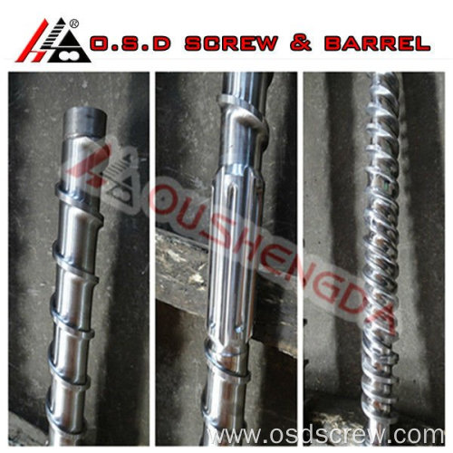 Bimetallic extruder single screw barrel for recycled plastic making